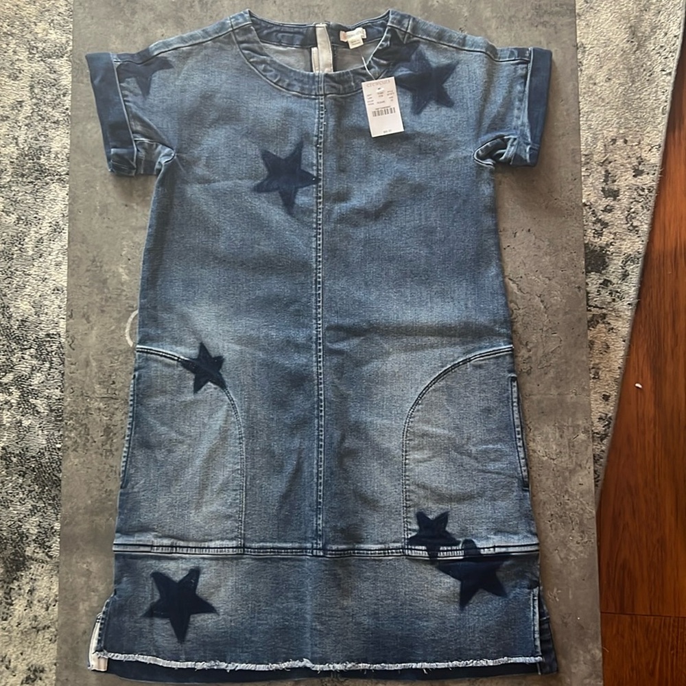 Girls Jcrew (crew cuts) denim dress - size 10